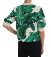 Ananas Banan Paljetter Rundkragetröja