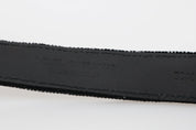 Svart bomullsgürtel med broderad kunglig bi-motiv