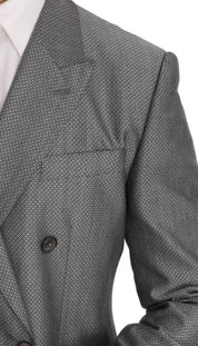 Black Stretch Crystal Bee Slim Fit Suit