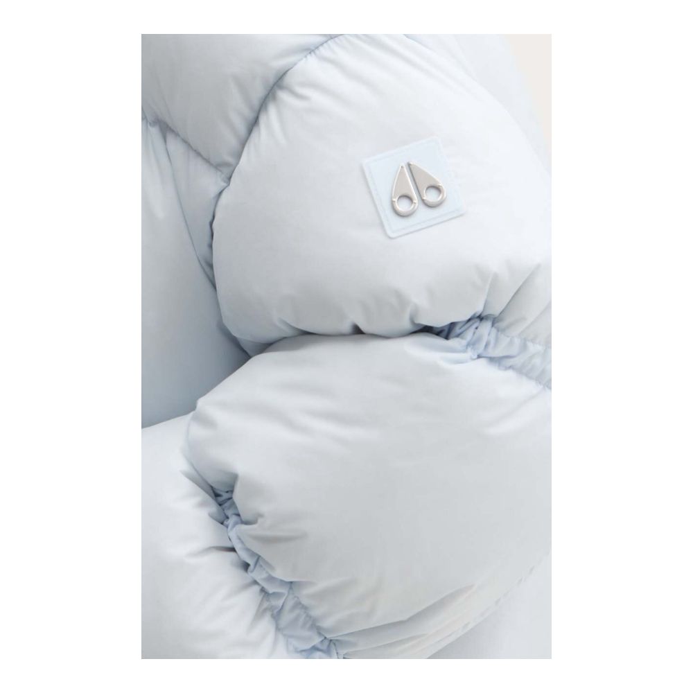 Ljusblå nylonjacka för damer