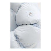 Ljusblå nylonjacka för damer