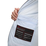 Ljusblå nylonjacka för damer