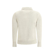 White Cotton Sweatshirt