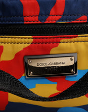 Dolce & Gabbana Multicolor Nylon Shopping Tote Bag