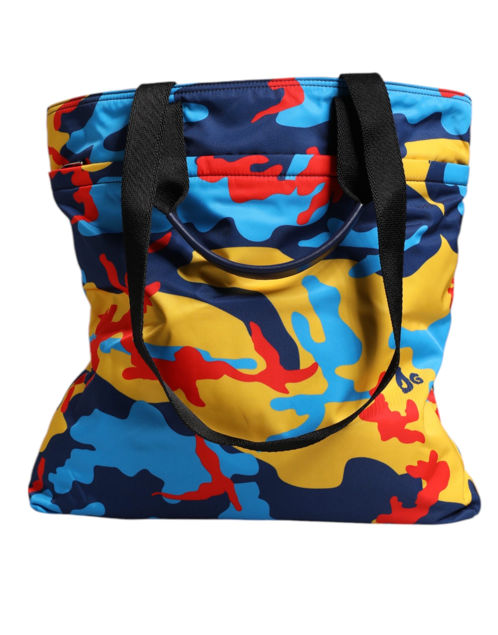 Dolce & Gabbana Multicolor Nylon Shopping Tote Bag