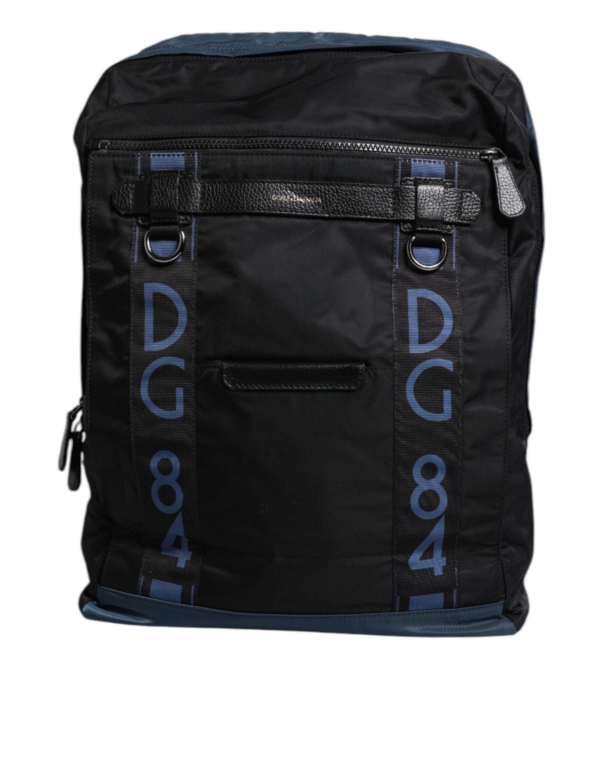 Dolce & Gabbana Black Nylon School Backpack