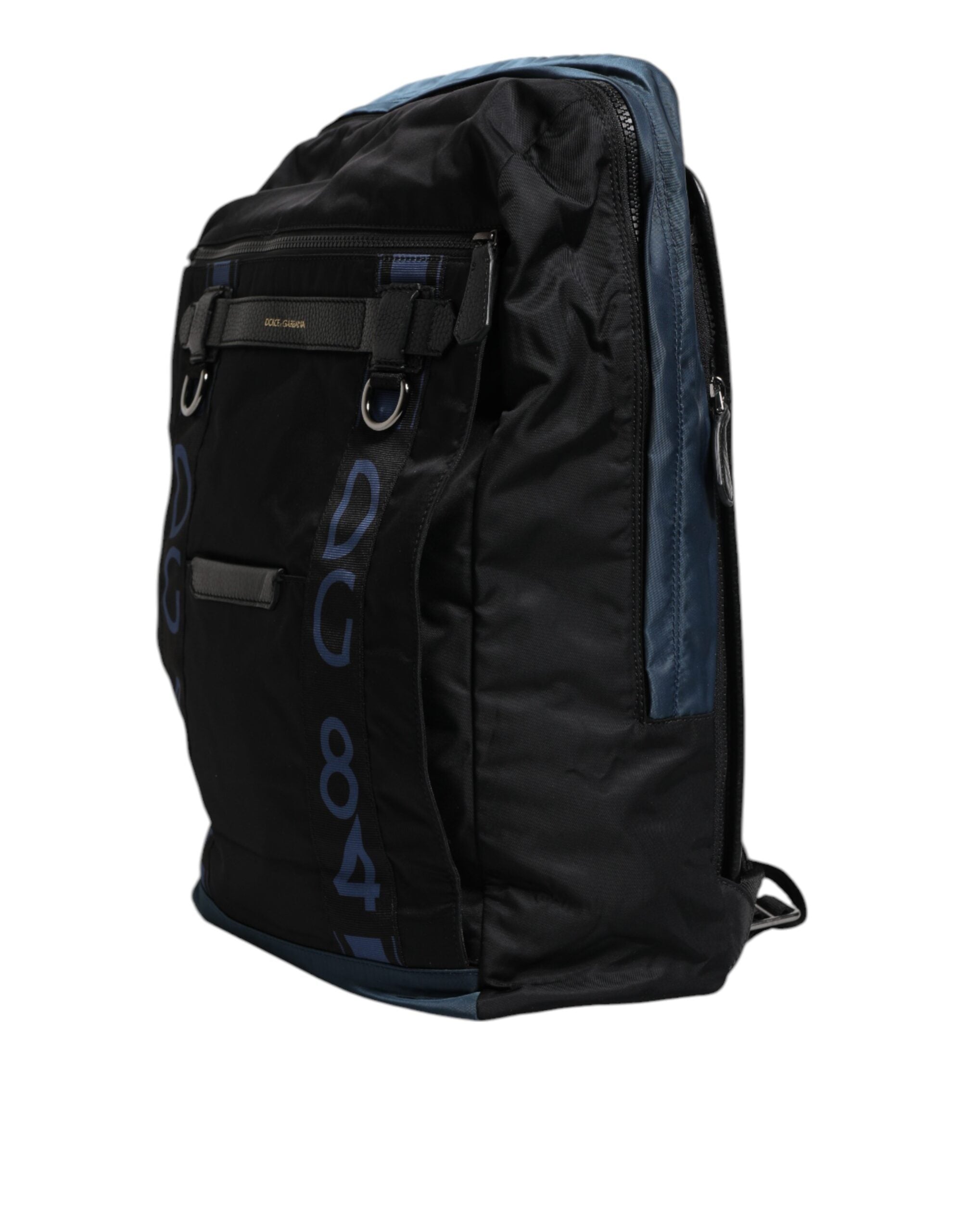 Dolce & Gabbana Black Nylon School Backpack