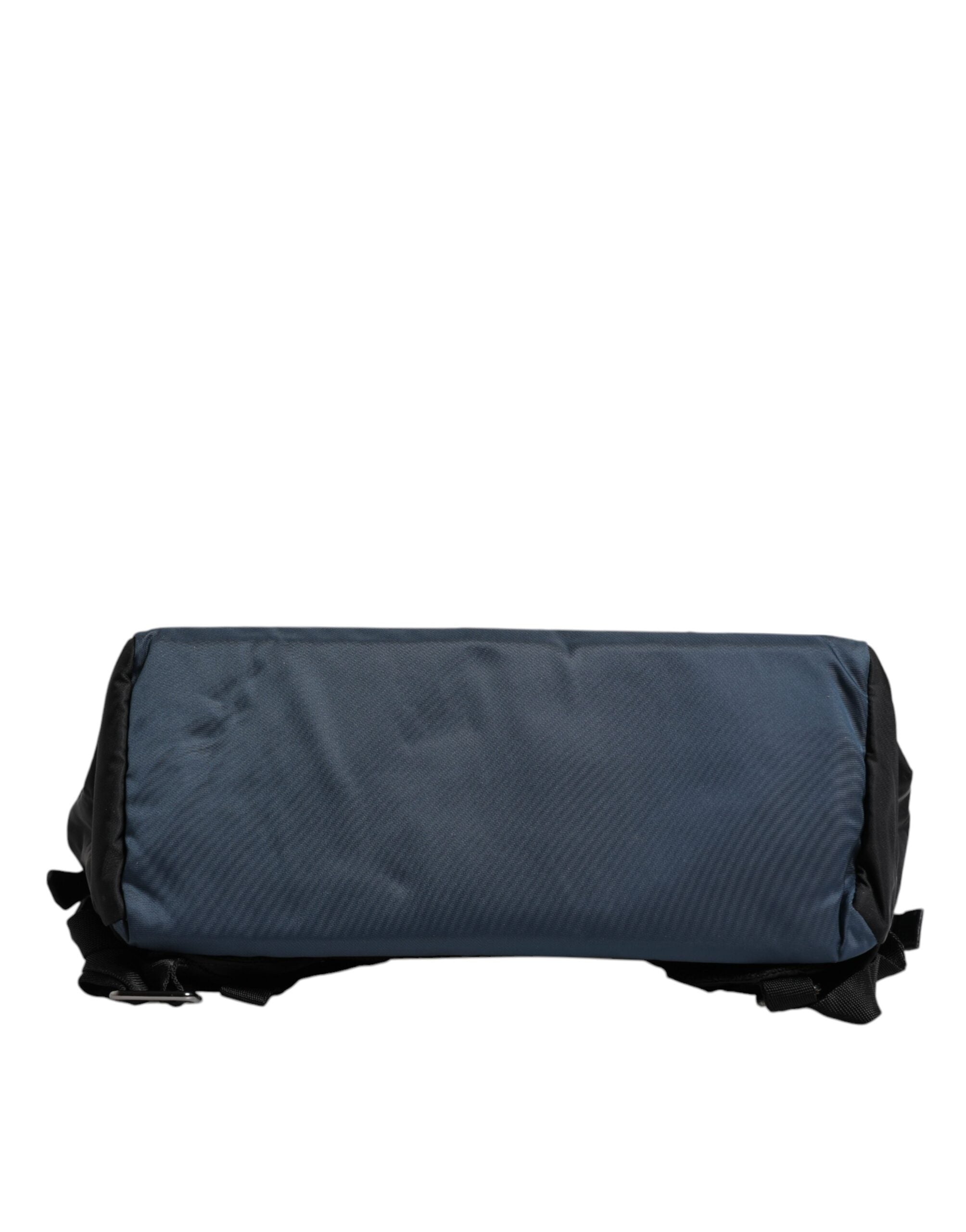 Dolce & Gabbana Black Nylon School Backpack