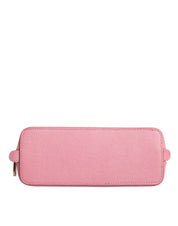 Pink Leather DG Logo Zip Around Hand Purse Pouch Wallet