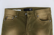 Green Wash Slim Fit Cotton Stretch Jeans