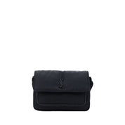 Black Polyamide Shoulder Bag