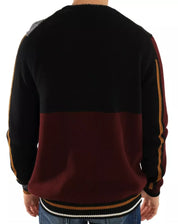 Multicolor KING Knight Monkey Knitted Cashmere Wool Sweater