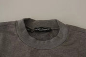 Gray Crown King Cotton Pullover Sweater