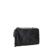 Black Calf Leather Bos Taurus Shoulder Bag