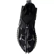 Dolce & Gabbana svarta och vita Sorrento-sneakers med logotyp