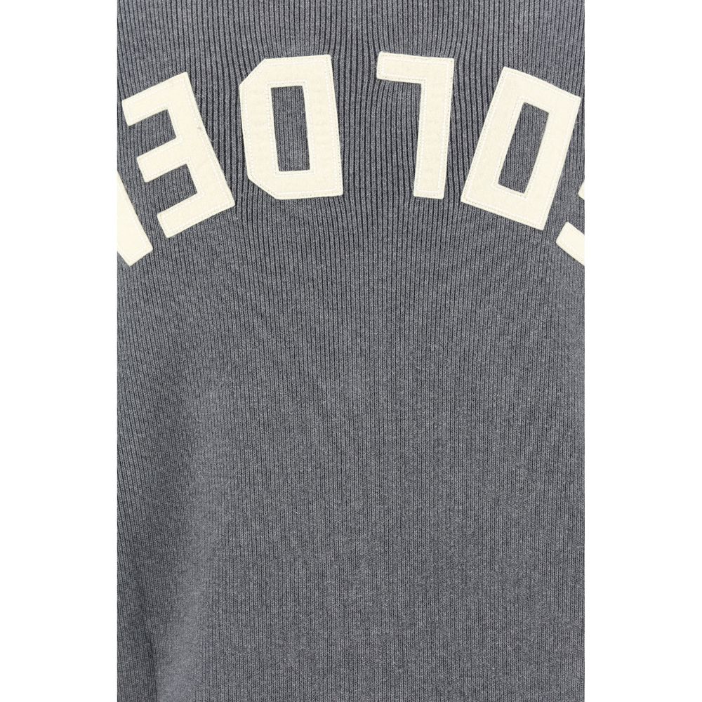 Grå bomullskardigan