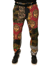 Multicolor Patchwork Men Dress Pants