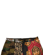 Multicolor Patchwork Men Dress Pants