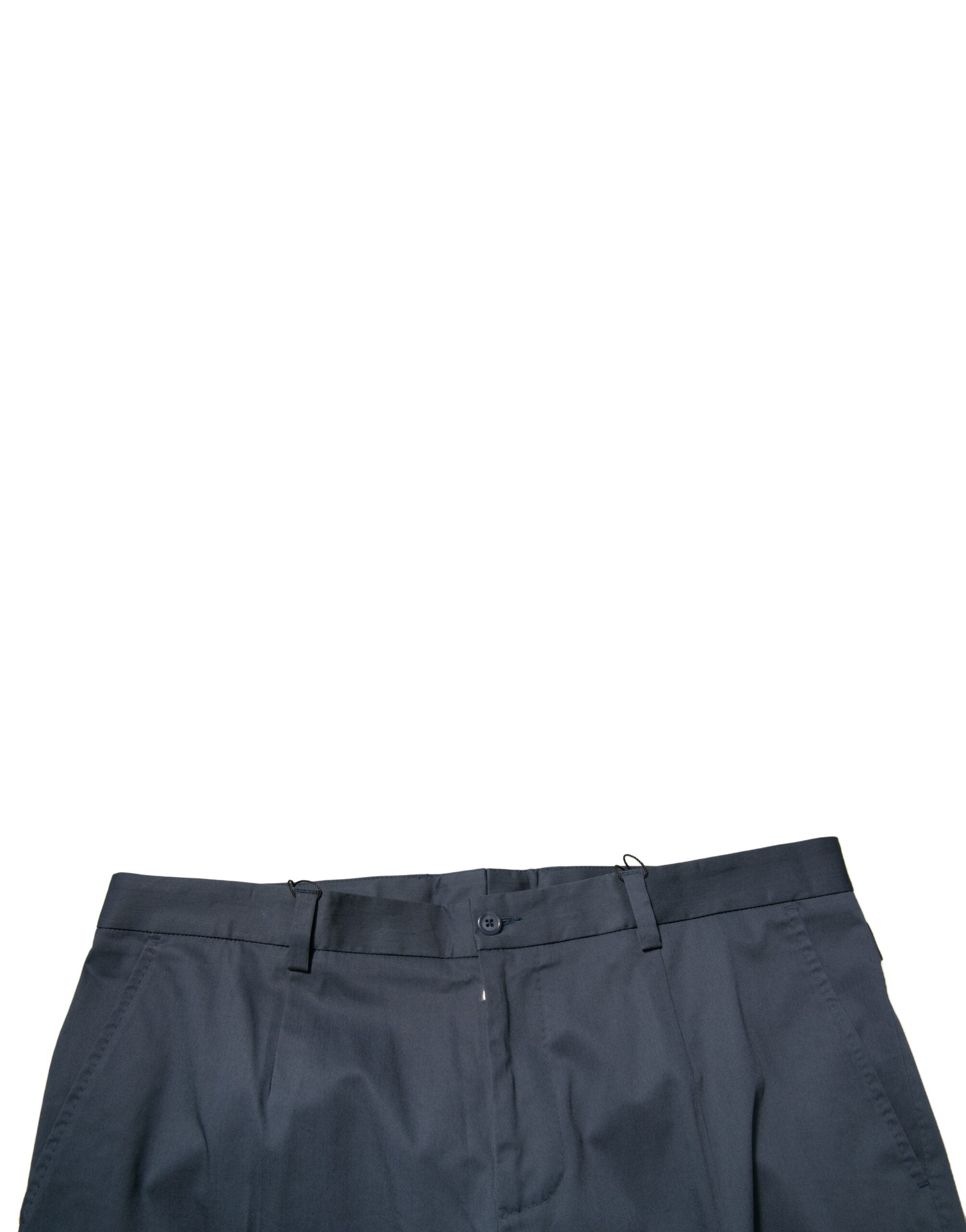 Mörkblå bomullsstretchiga skinny herrbyxor