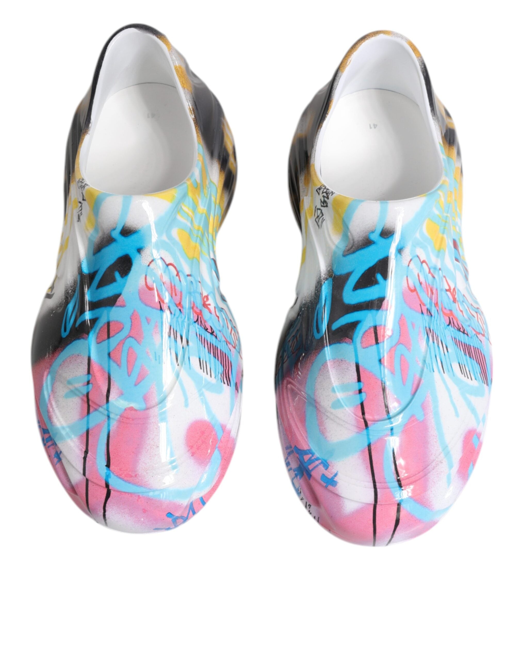 Dolce & Gabbana Multicolor Calf Leather Daymaster Sneakers