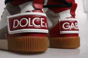 Multicolor Leather High Top Sneakers Shoes