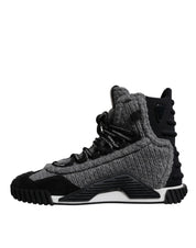 Gray Black NS1 High Top Boots Sneakers Shoes