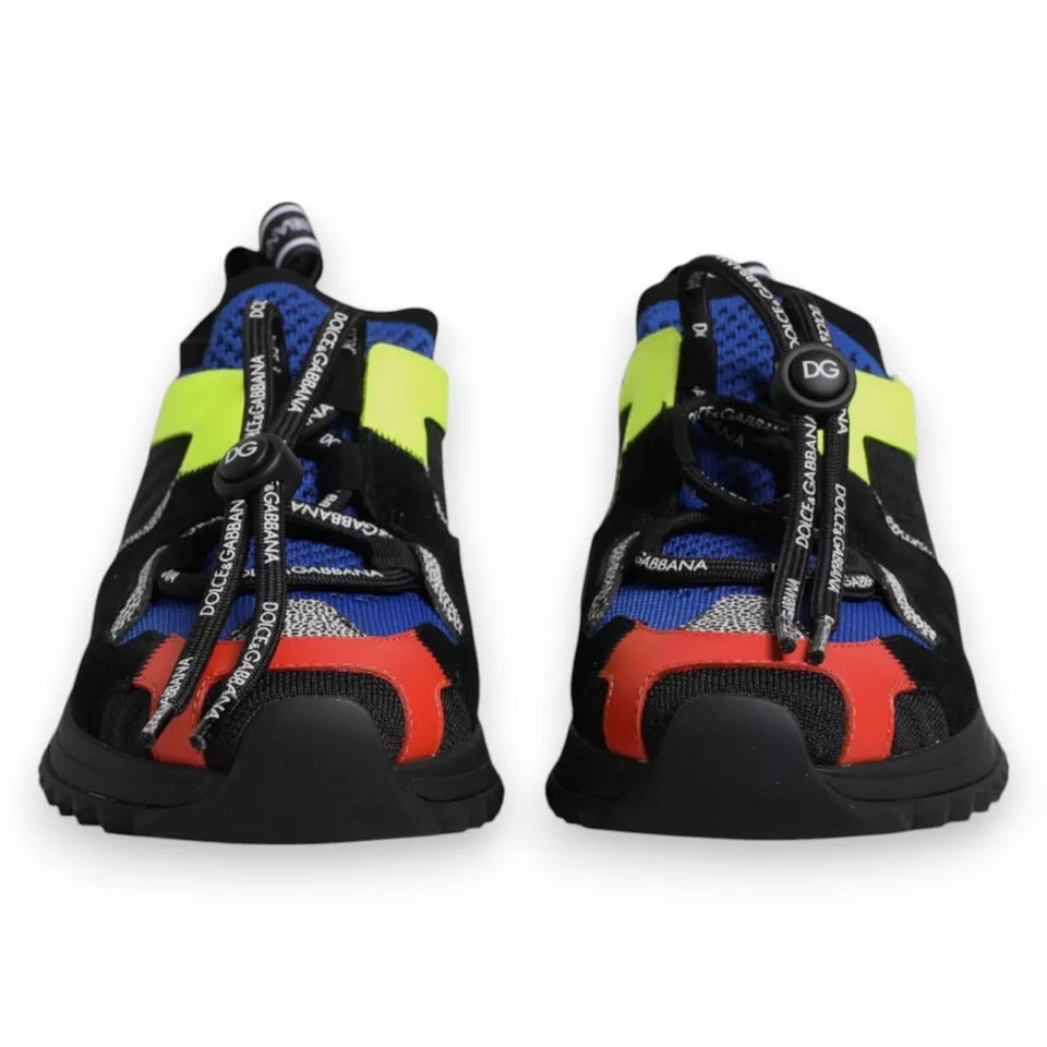 Dolce & Gabbana Multicolor Mesh Trekking Sneakers