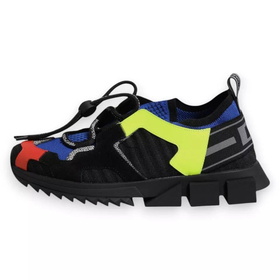 Dolce & Gabbana Multicolor Mesh Trekking Sneakers