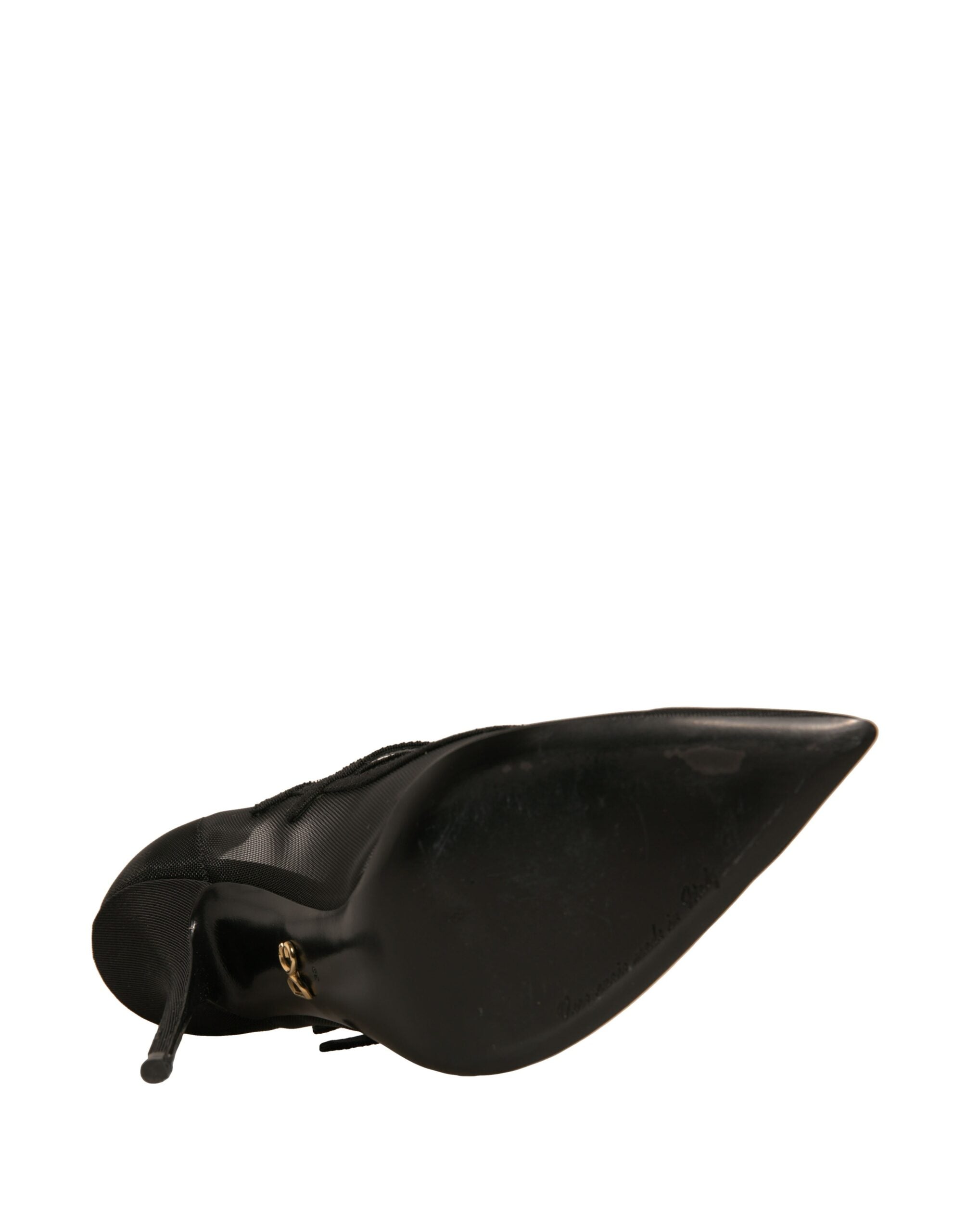 Svarta Mesh Mary Jane Högklackade Pumps Skor