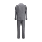 Gray Linen Two-Piece Suit