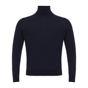Blue Cashmere Turtleneck