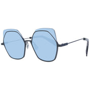 Yohji Yamamoto Gunmetal Metal & Plastic Sunglasses
