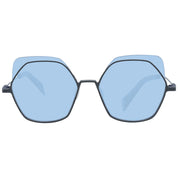 Yohji Yamamoto Gunmetal Metal & Plastic Sunglasses