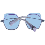 Yohji Yamamoto Gunmetal Metal & Plastic Sunglasses