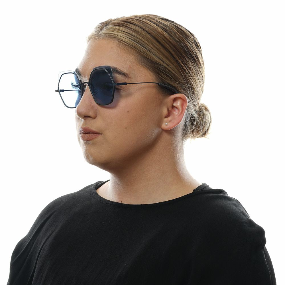 Yohji Yamamoto Gunmetal Metal & Plastic Sunglasses