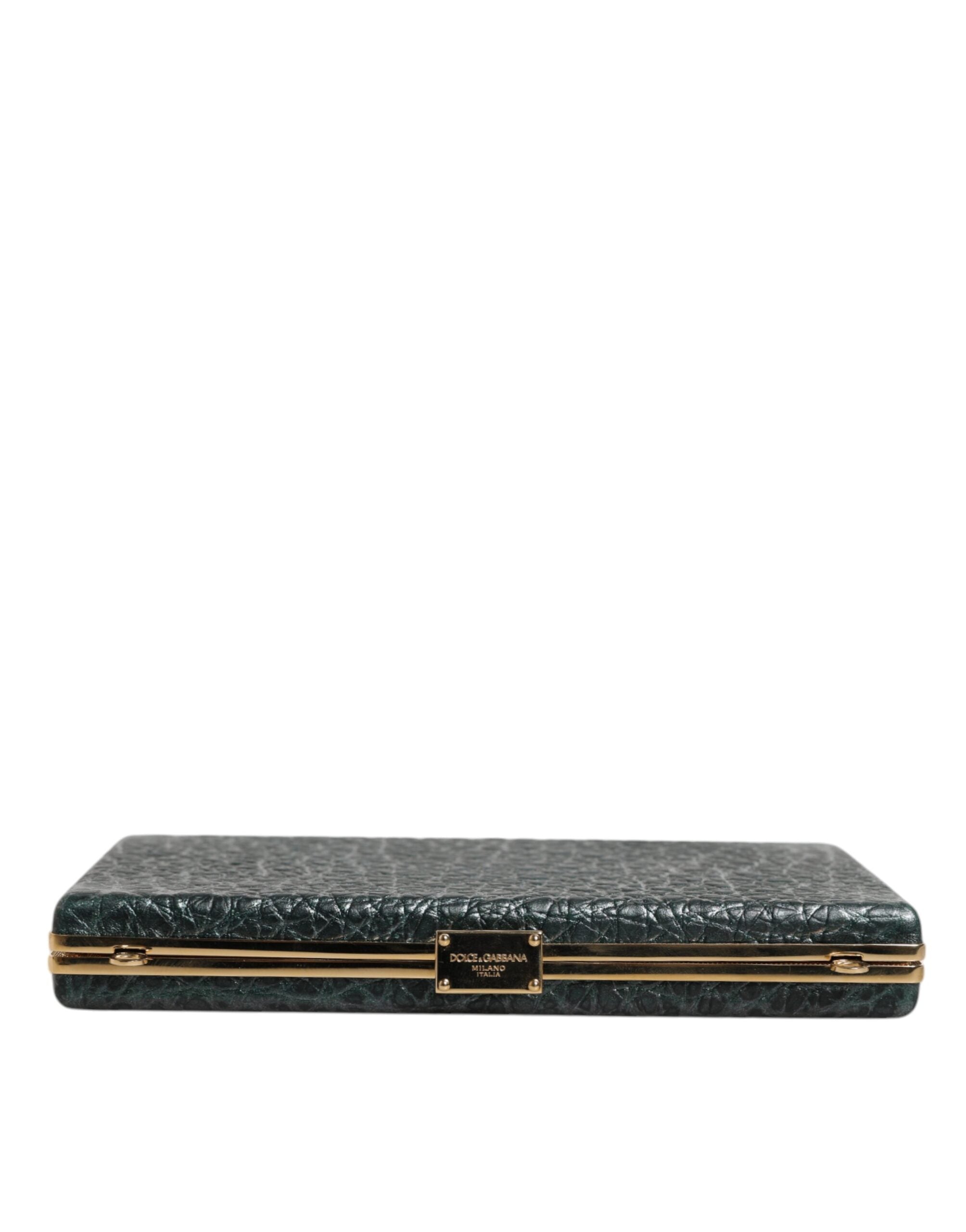 Dolce & Gabbana Black Leather Clutch