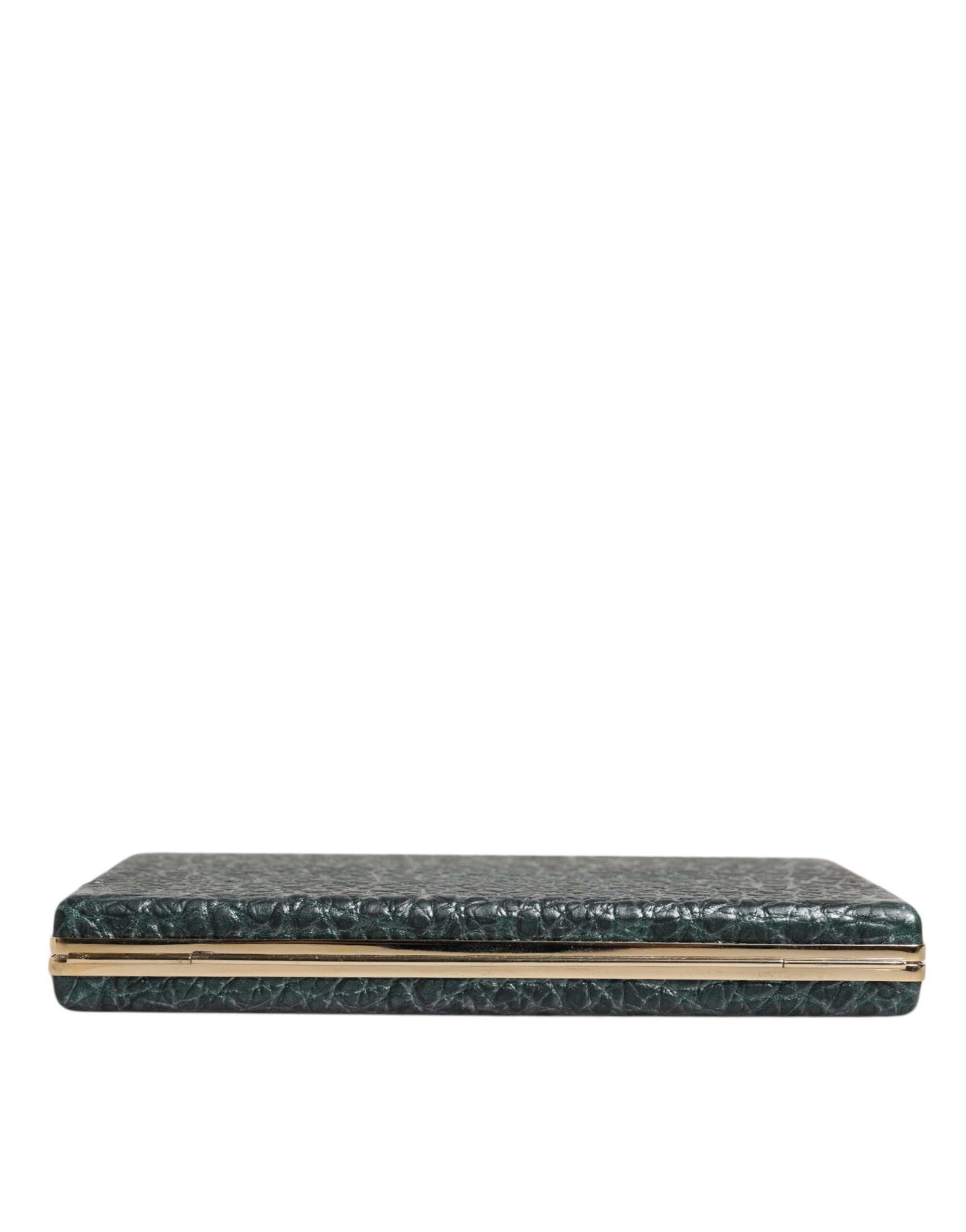 Dolce & Gabbana Black Leather Clutch