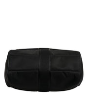 Brun läppormönstrad lackerad nylon-Sicily-handväska