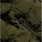 Green Nylon Men Parka
