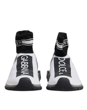 White Black Sorrento Socks Sneakers Shoes