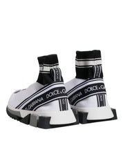 White Black Sorrento Socks Sneakers Shoes
