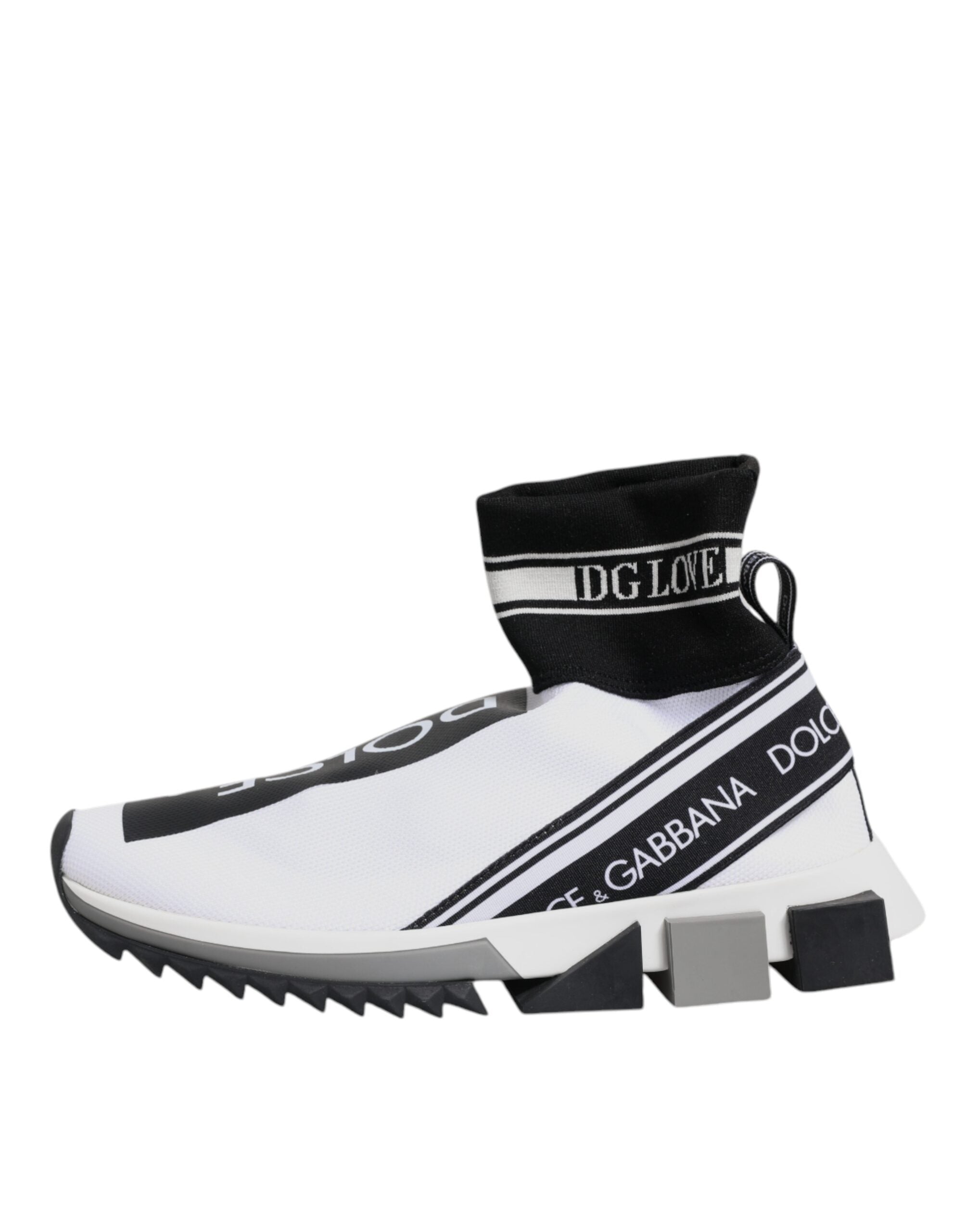 Vita svarta Sorrento-strumpor, sneakers, skor
