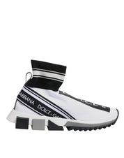 White Black Sorrento Socks Sneakers Shoes