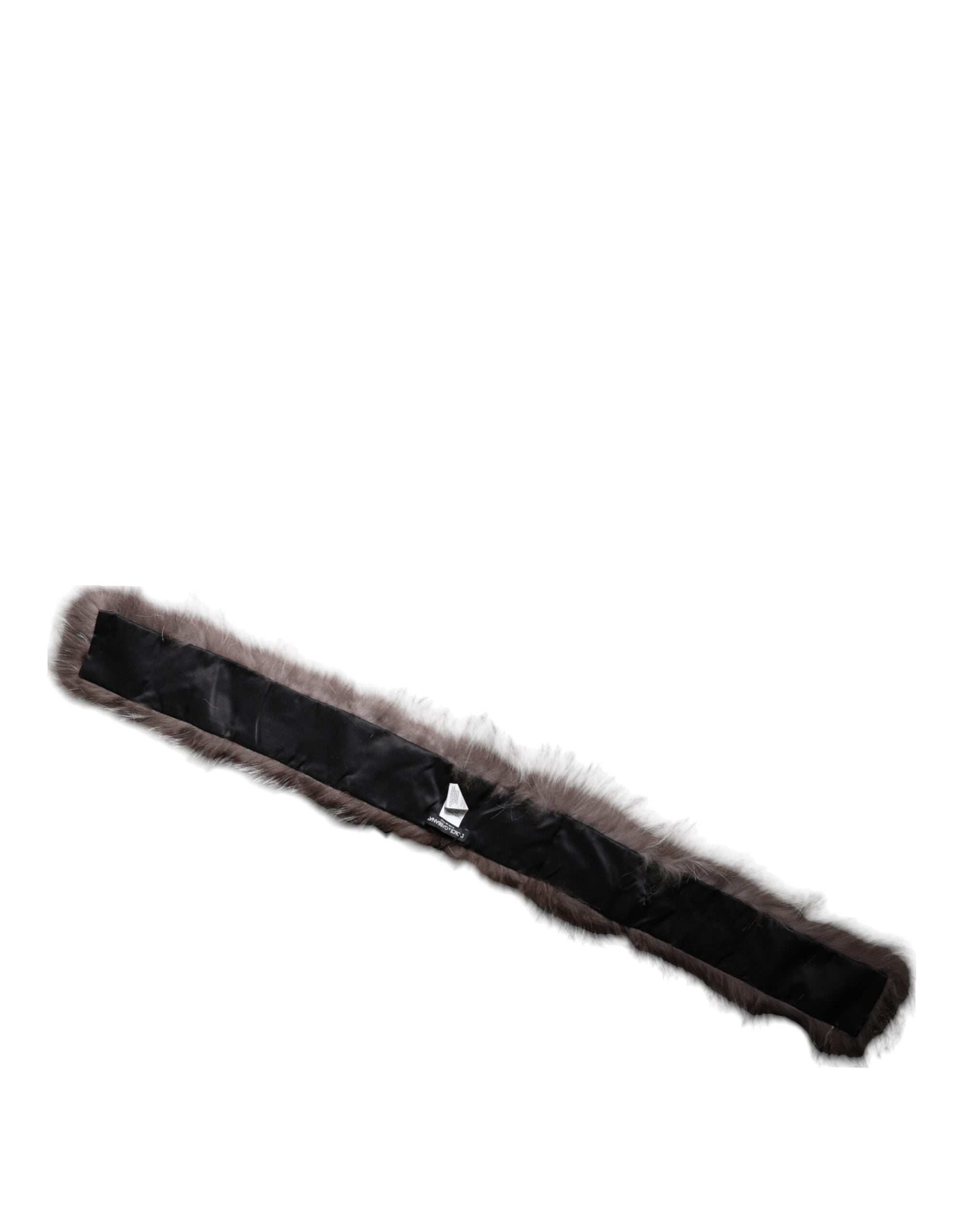 Grå rävpäls halsduk med varmare vinterhalsduk