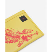 "Yellow Leather Men Wallet"