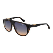 BMW Brown Acetate Aviator Sunglasses