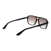 BMW Brown Acetate Aviator Sunglasses
