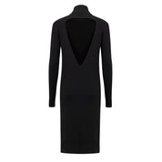 Black Wool Long