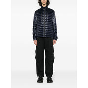 Blue Polyamide Men Jacket
