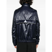 Blue Polyamide Men Jacket